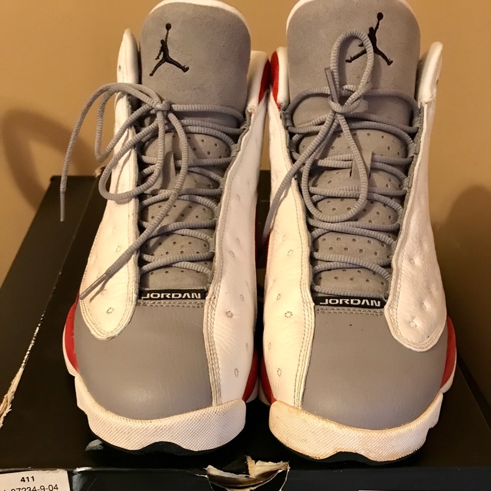 Jordan 13s Red/Gray Sneakers 414571-126